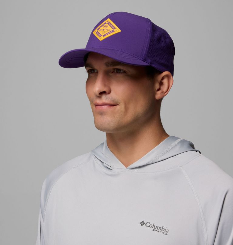 Collegiate PFG Elite 3D Stretch Snap Back, Color: LSU - Vivid Purple, image 3