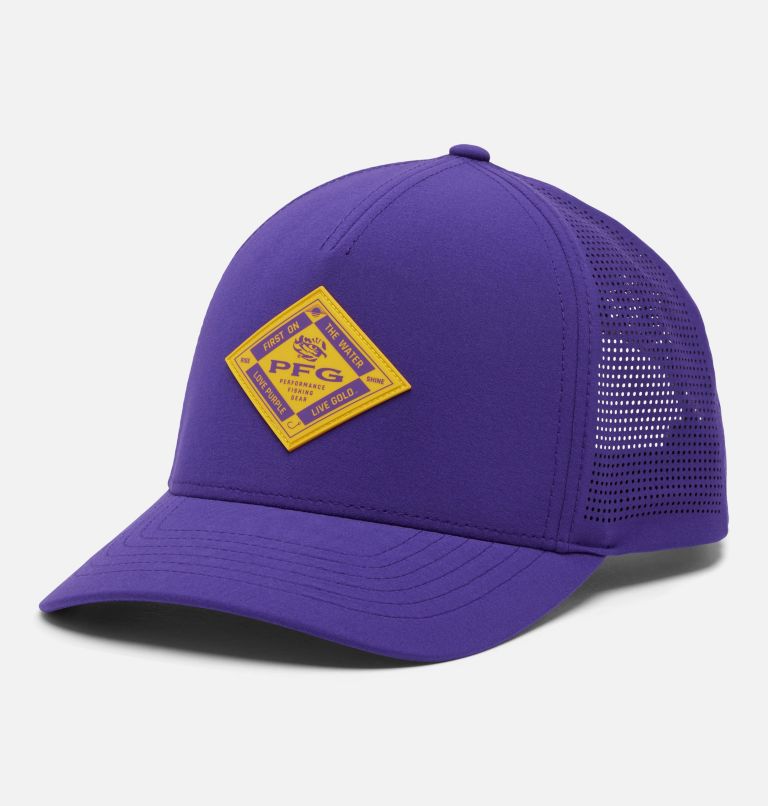 Collegiate PFG Elite 3D Stretch Snap Back, Color: LSU - Vivid Purple, image 1
