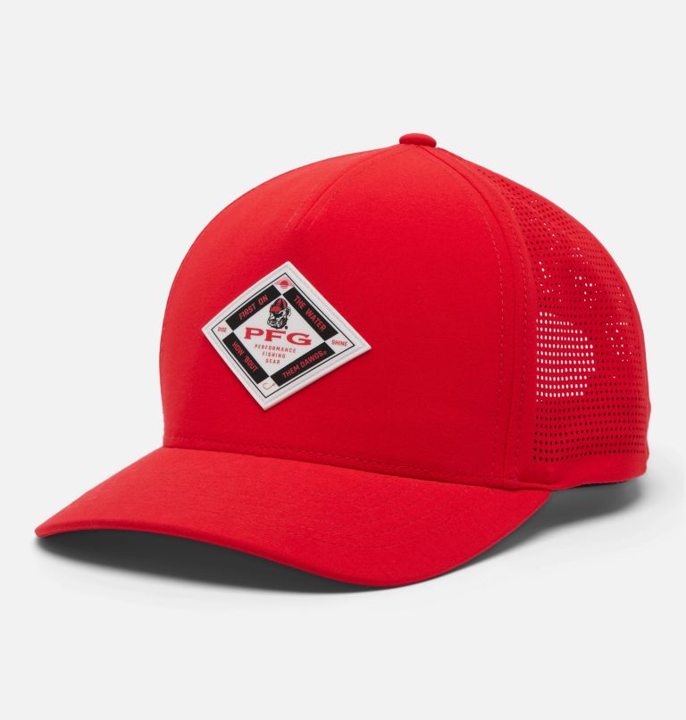Collegiate PFG Elite 3D Stretch Snap Back, Color: UGA - Bright Red, image 1