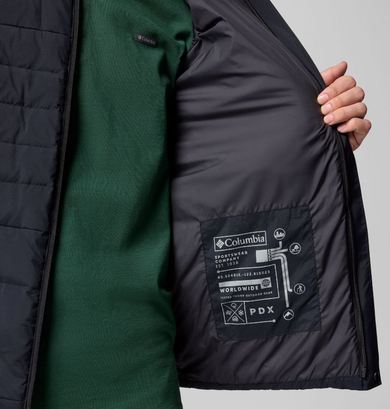 Men's Street Heights Shirt Jacket, Color: Black, image 5