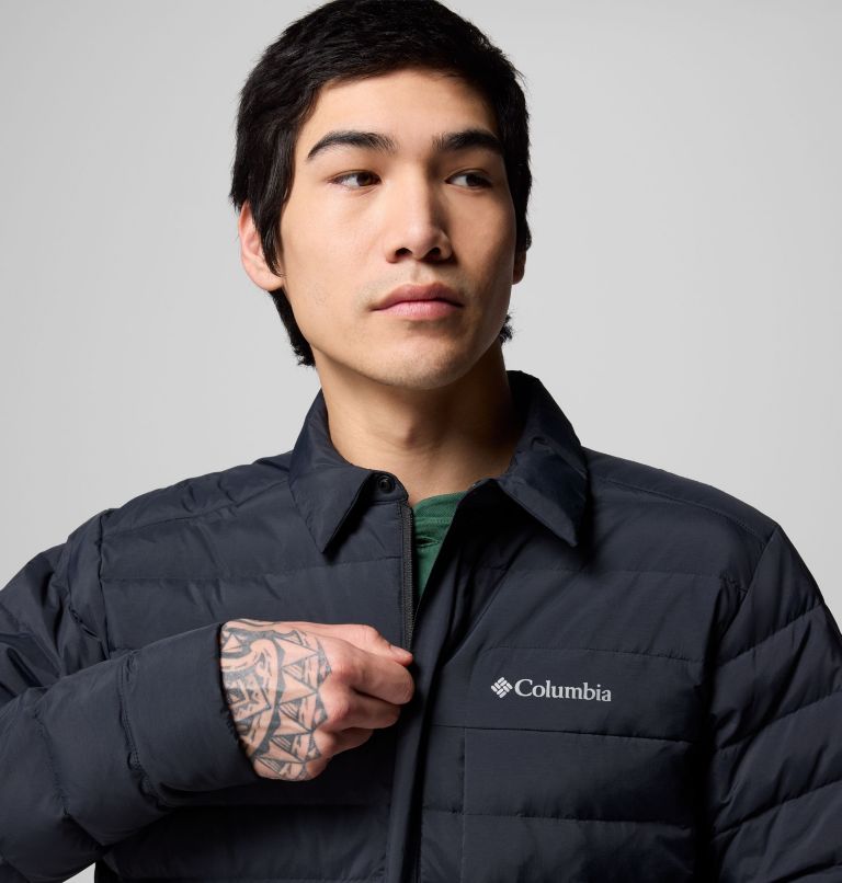 Men's Street Heights Shirt Jacket, Color: Black, image 6
