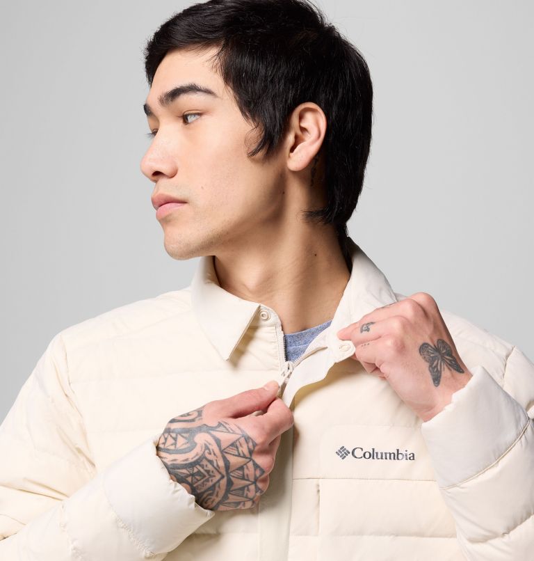Men's Street Heights Shirt Jacket, Color: Dark Stone, image 7