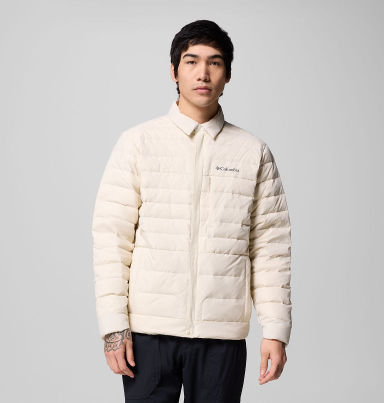 Men's Street Heights Shirt Jacket, Color: Dark Stone, image 1