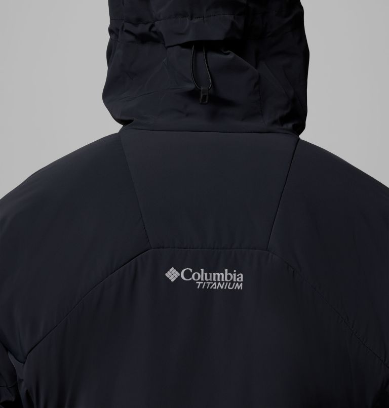 Men's Silver Leaf Lite Hooded Jacket, Color: Black, image 9