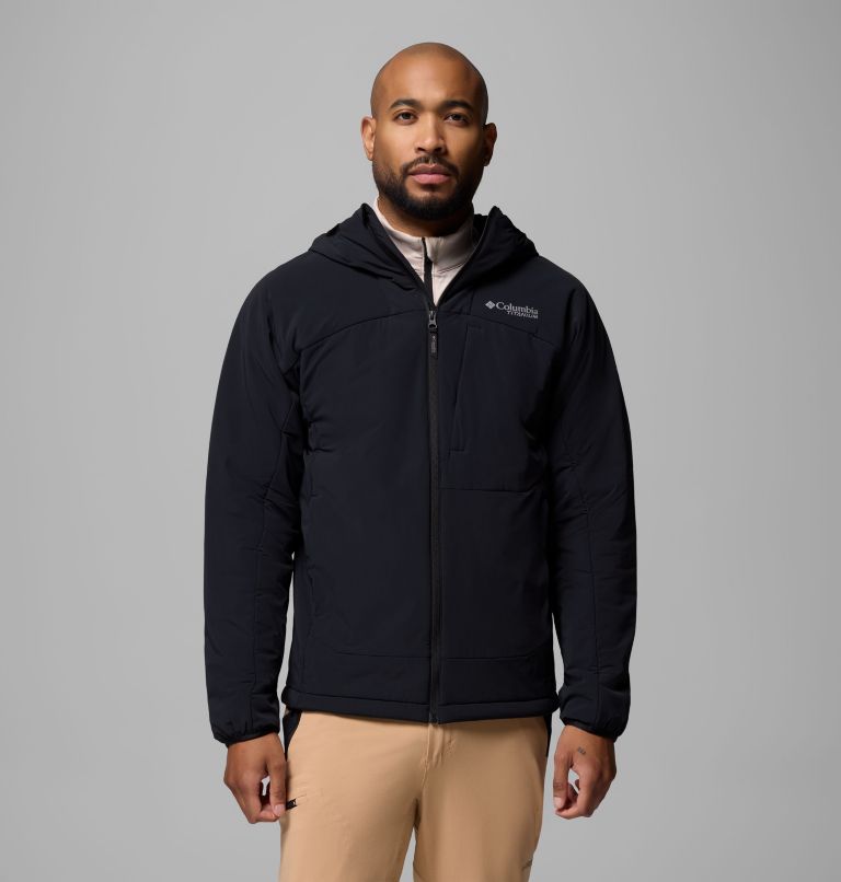 Men's Silver Leaf Lite Hooded Jacket, Color: Black, image 1