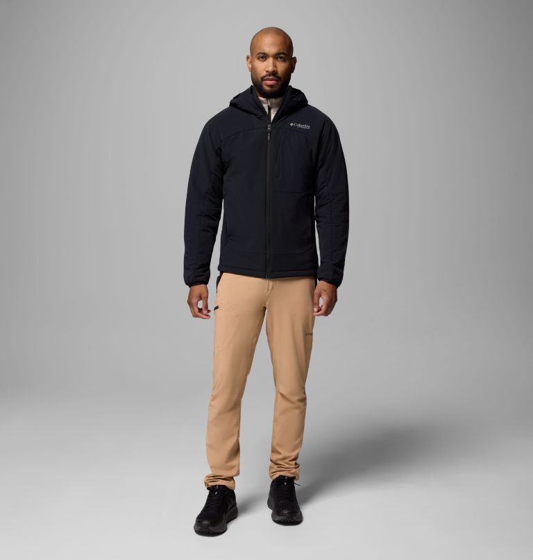 Men's Silver Leaf Lite Hooded Jacket, Color: Black, image 2