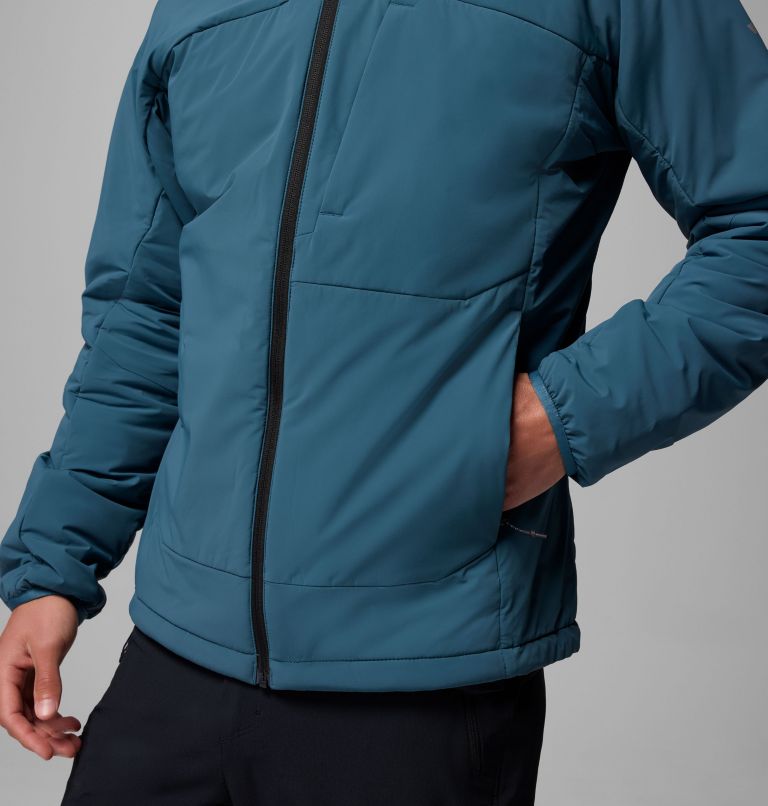 Men's Silver Leaf Lite Hooded Jacket, Color: Everblue, image 9