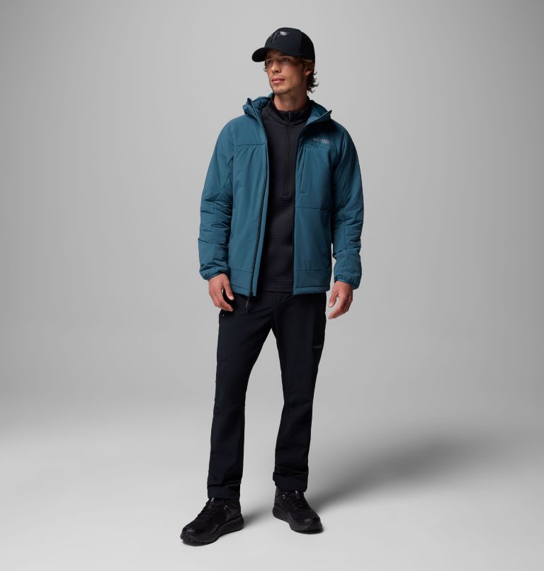 Men's Silver Leaf Lite Hooded Jacket, Color: Everblue, image 2