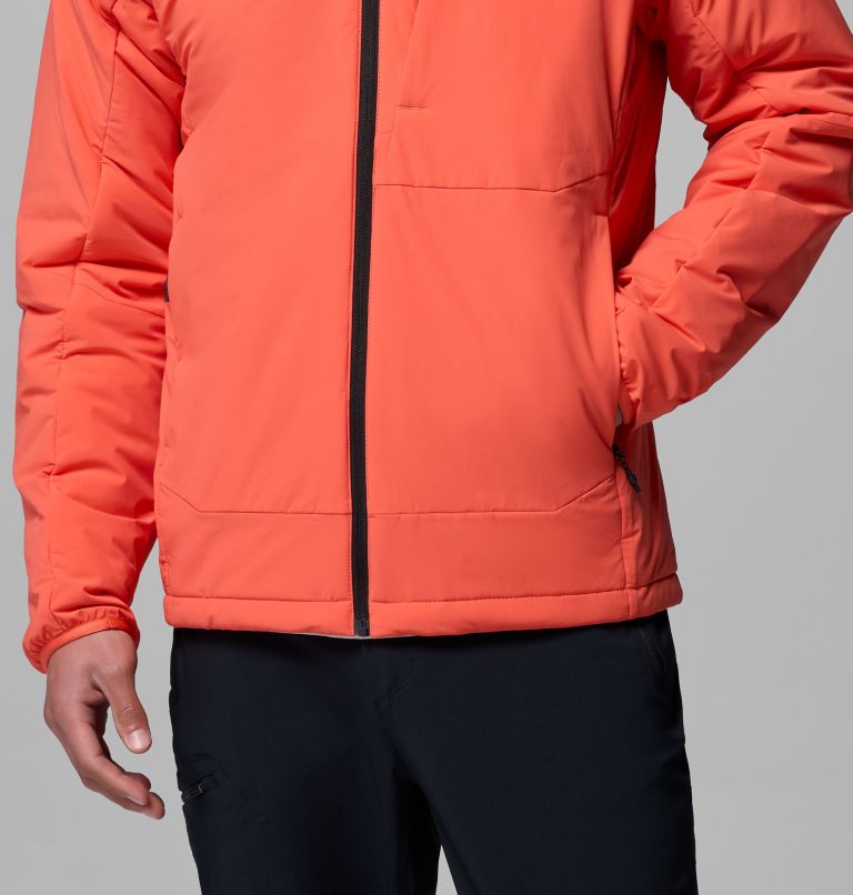 Men's Silver Leaf Lite Hooded Jacket, Color: Zing, image 10