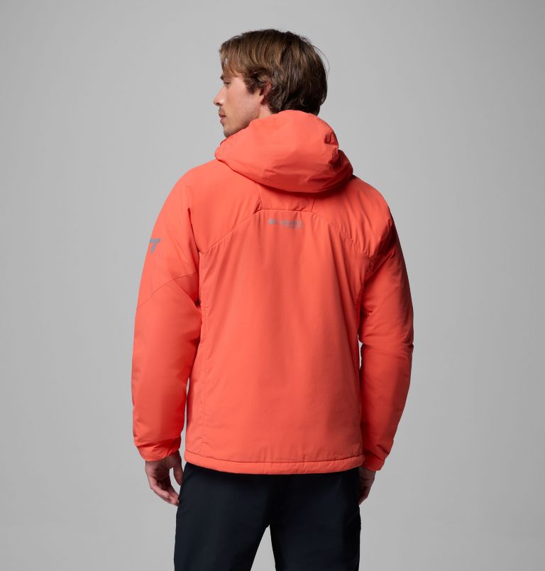 Men's Silver Leaf Lite Hooded Jacket, Color: Zing, image 3