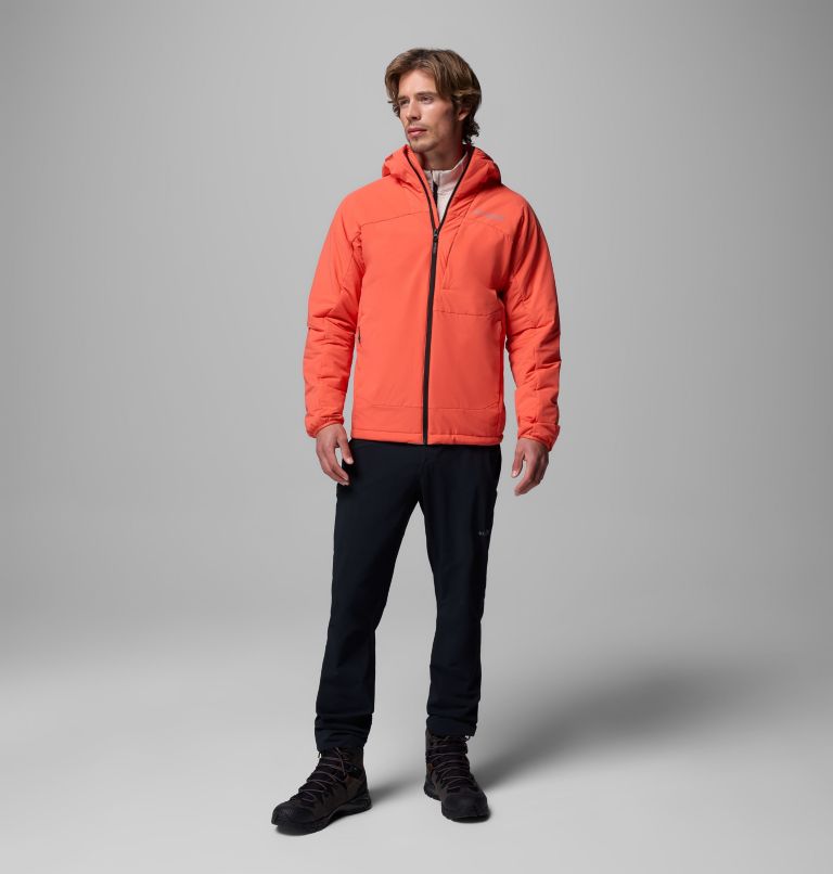 Men's Silver Leaf Lite Hooded Jacket, Color: Zing, image 2