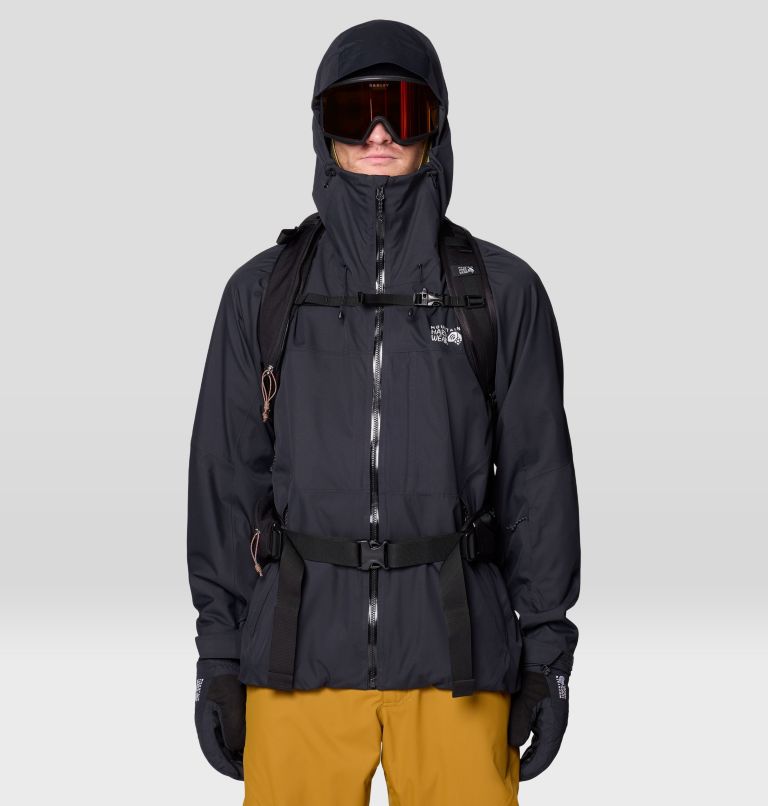 Men's Firefall Trifecta Jacket, Color: Black, image 5