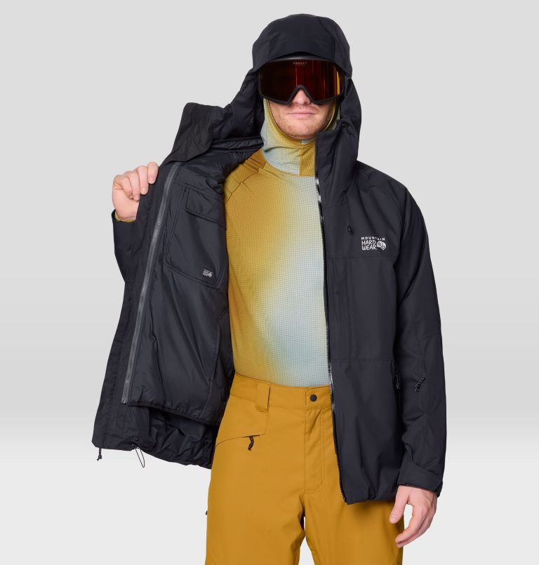 Men's Firefall Trifecta Jacket, Color: Black, image 6