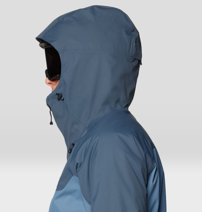 Men's Firefall Trifecta Jacket, Color: Adriatic Blue, Moon Blue, image 12