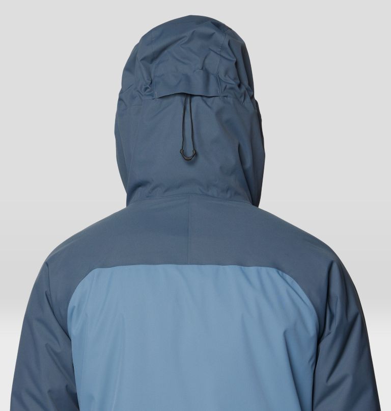 Men's Firefall Trifecta Jacket, Color: Adriatic Blue, Moon Blue, image 9