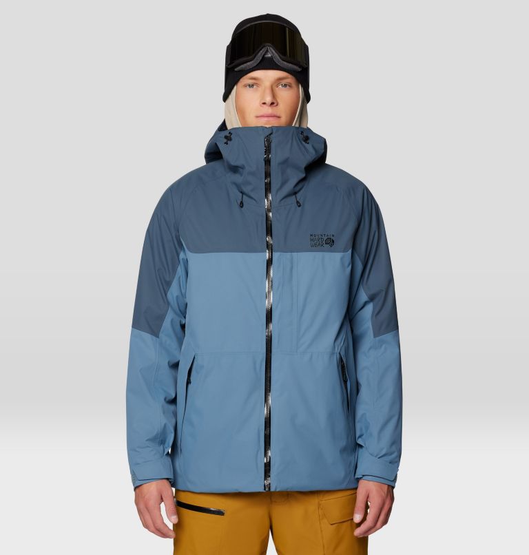 Men's Firefall Trifecta Jacket, Color: Adriatic Blue, Moon Blue, image 1