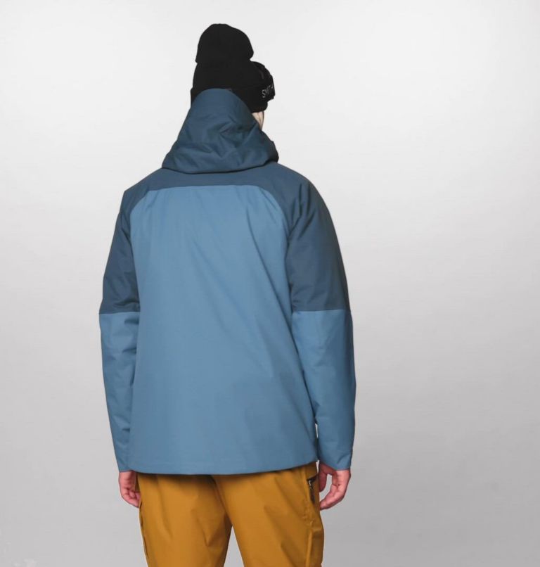 Men's Firefall Trifecta Jacket, Color: Adriatic Blue, Moon Blue