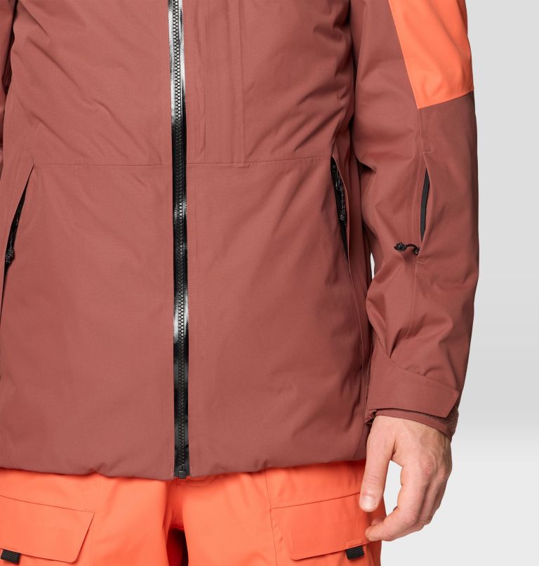 Men's Firefall Trifecta Jacket, Color: Bourbon Brown, Aspect, image 14