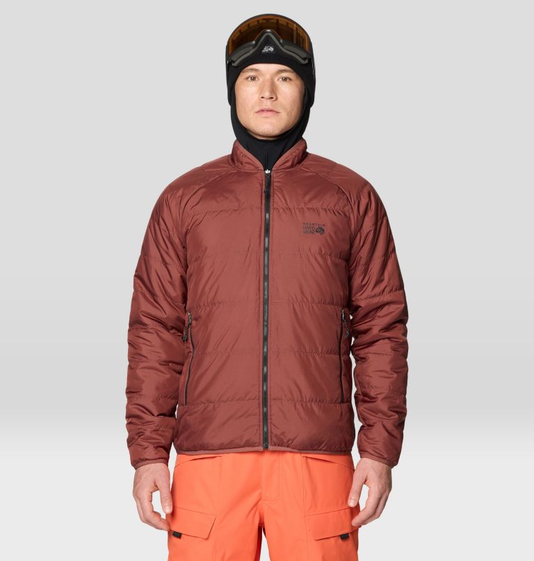Men's Firefall Trifecta Jacket, Color: Bourbon Brown, Aspect, image 15