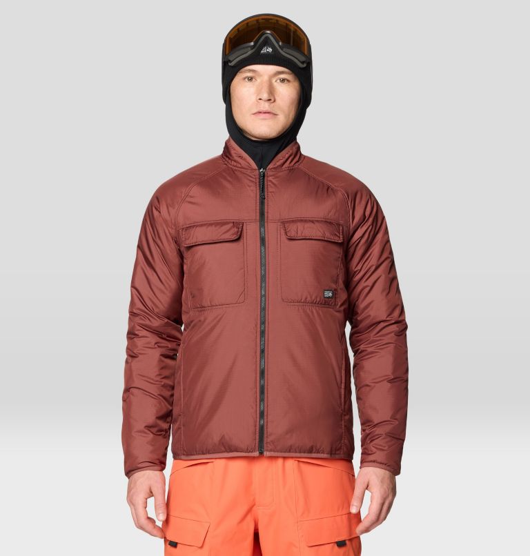 Men's Firefall Trifecta Jacket, Color: Bourbon Brown, Aspect, image 17