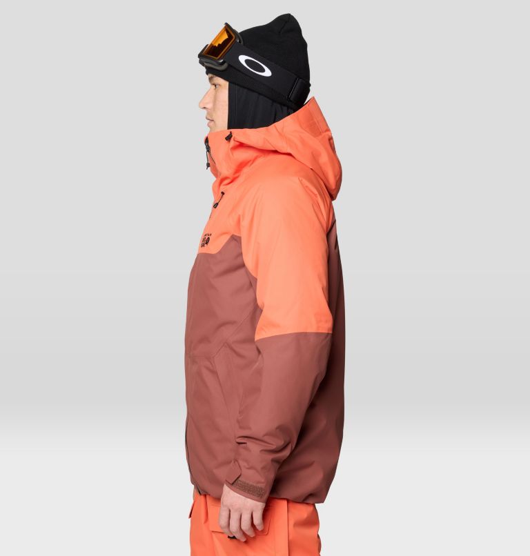 Men's Firefall Trifecta Jacket, Color: Bourbon Brown, Aspect, image 4