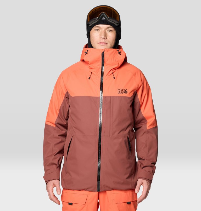 Men's Firefall Trifecta Jacket, Color: Bourbon Brown, Aspect, image 1