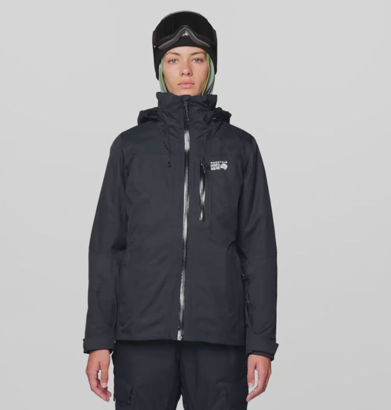 Women's Firefall Trifecta Jacket, Color: Black
