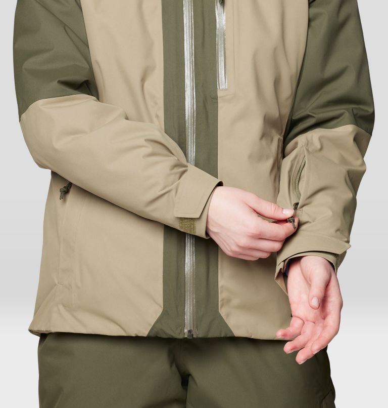 Women's Firefall Trifecta Jacket, Color: Dark Pine, Landslide, image 12