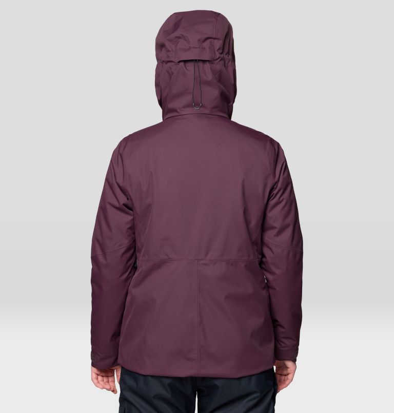 Women's Firefall Trifecta Jacket, Color: Blackberry, image 2