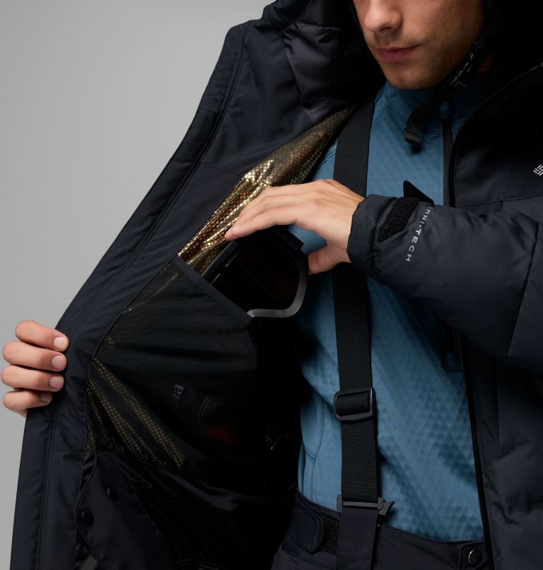 Men's Glacier Ridge Down Jacket, Color: Black, image 5