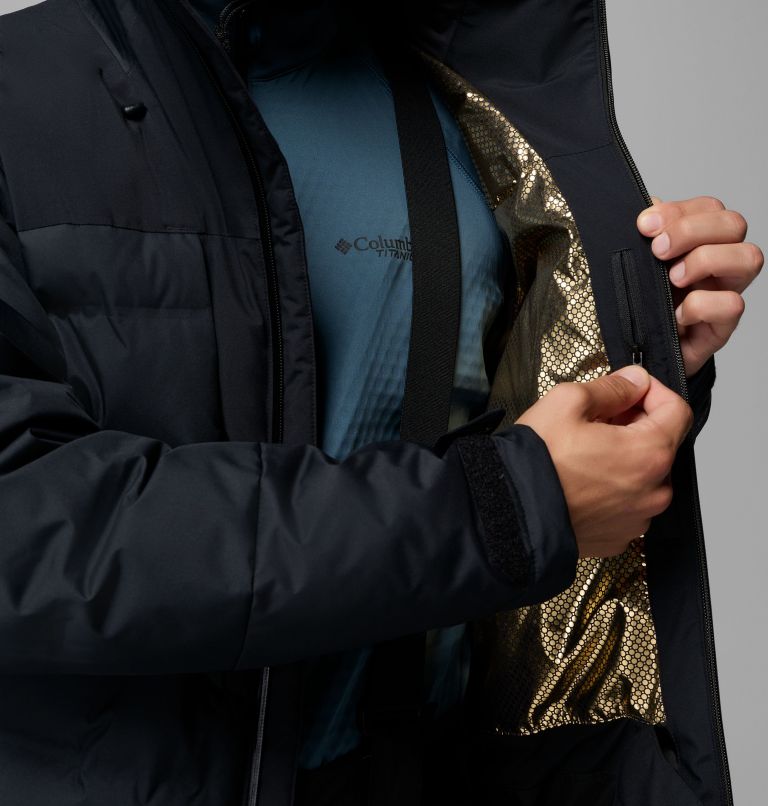 Men's Glacier Ridge Down Jacket, Color: Black, image 6