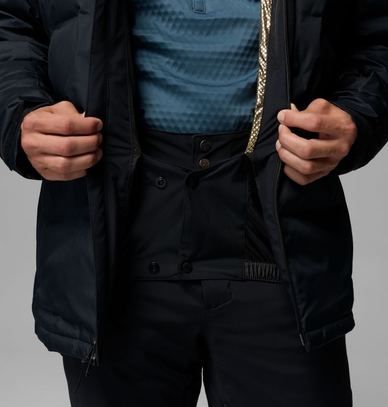 Men's Glacier Ridge Down Jacket, Color: Black, image 7