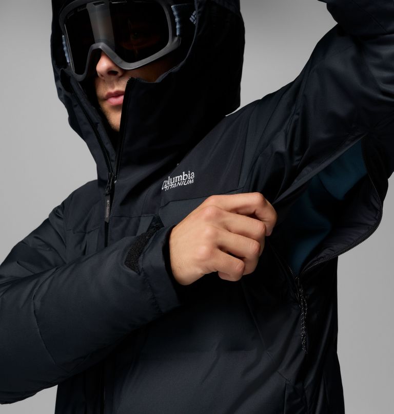 Men's Glacier Ridge Down Jacket, Color: Black, image 9