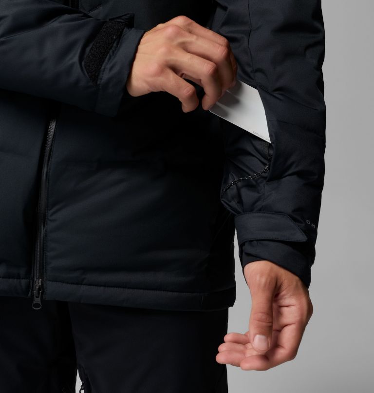 Men's Glacier Ridge Down Jacket, Color: Black, image 10