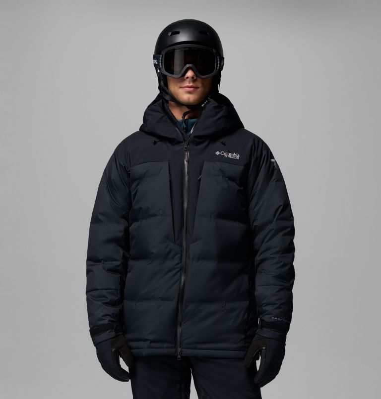 Men's Glacier Ridge Down Jacket, Color: Black, image 1