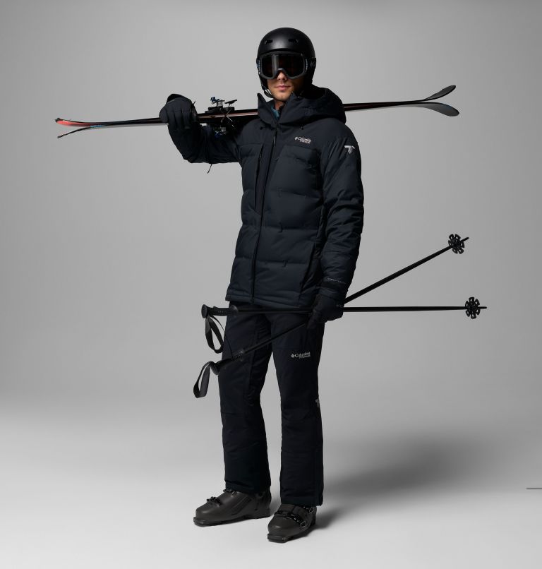 Men's Glacier Ridge Down Jacket, Color: Black, image 2