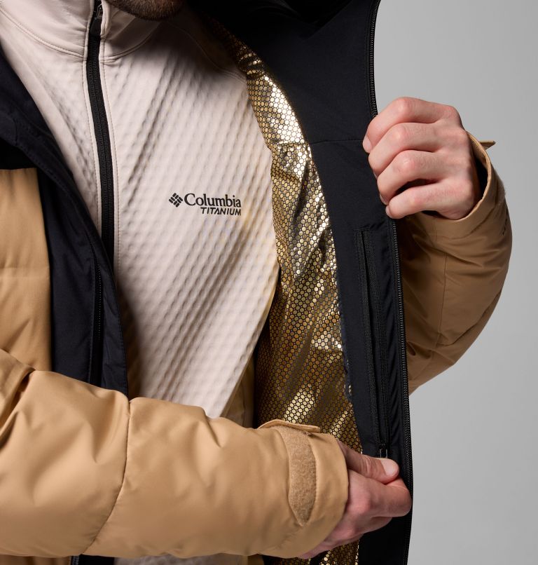 Manteau en duvet Glacier Ridge pour homme, Color: Canoe, Black, image 5