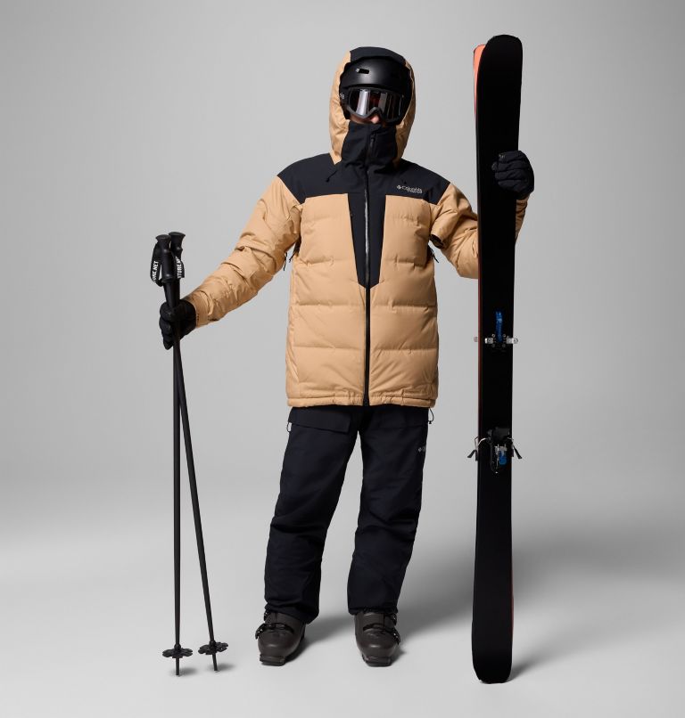 Manteau en duvet Glacier Ridge pour homme, Color: Canoe, Black, image 2