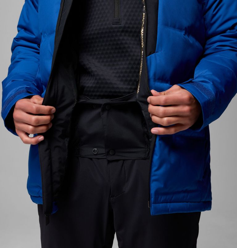 Manteau en duvet Glacier Ridge pour homme, Color: Mountain Blue, Black, image 7