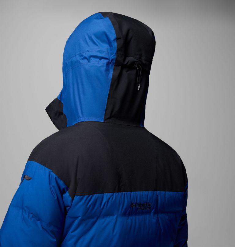 Manteau en duvet Glacier Ridge pour homme, Color: Mountain Blue, Black, image 12