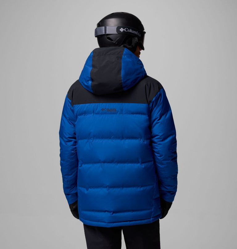 Manteau en duvet Glacier Ridge pour homme, Color: Mountain Blue, Black, image 3
