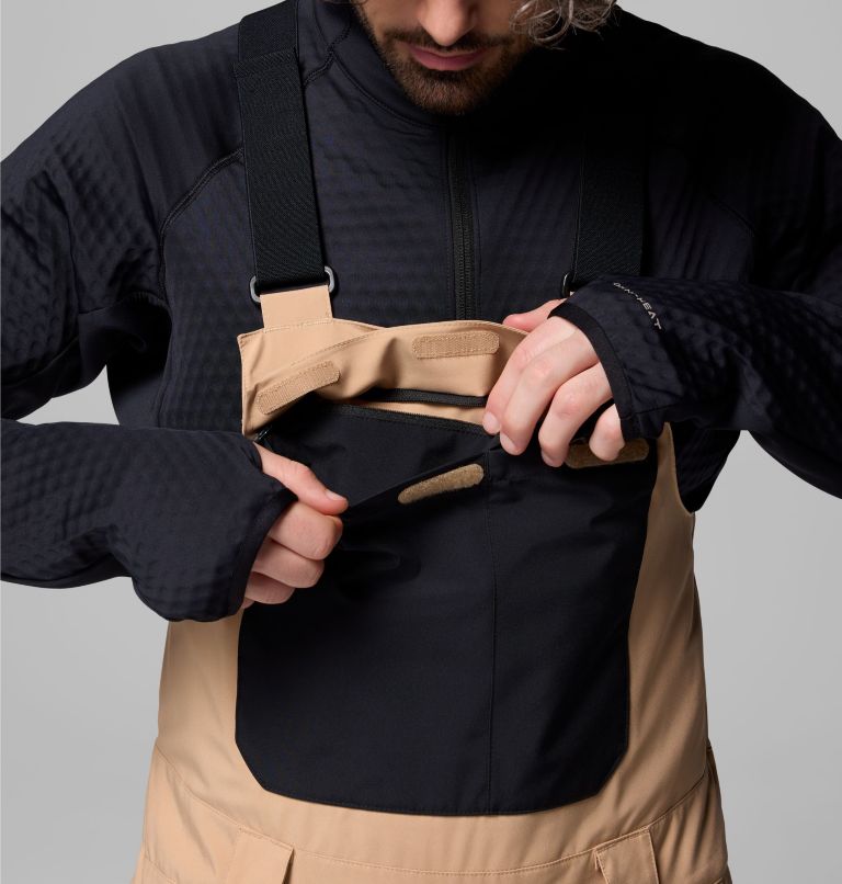 Men's Winter District Bib, Color: Canoe, Black, image 5
