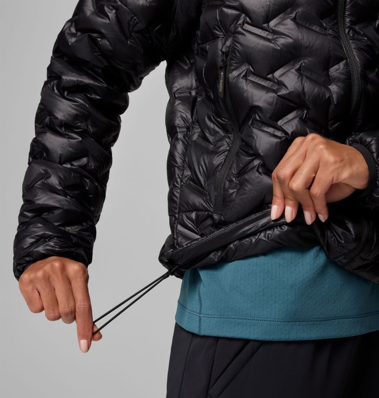 Women's Alpine Crux IV Down Hooded Jacket, Color: Black, image 8