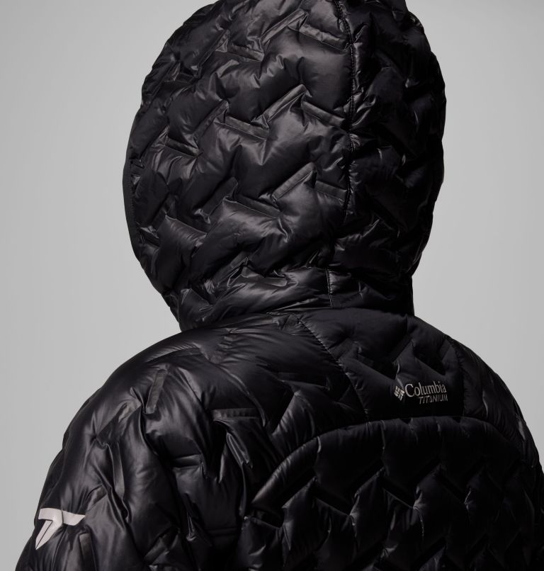 Women's Alpine Crux IV Down Hooded Jacket, Color: Black, image 9