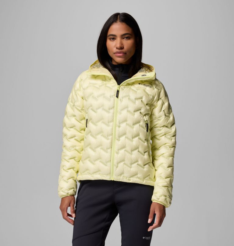 Women's Alpine Crux IV Down Hooded Jacket, Color: Citron Haze, image 5