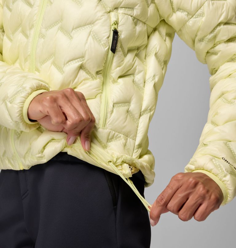 Women's Alpine Crux IV Down Hooded Jacket, Color: Citron Haze, image 8