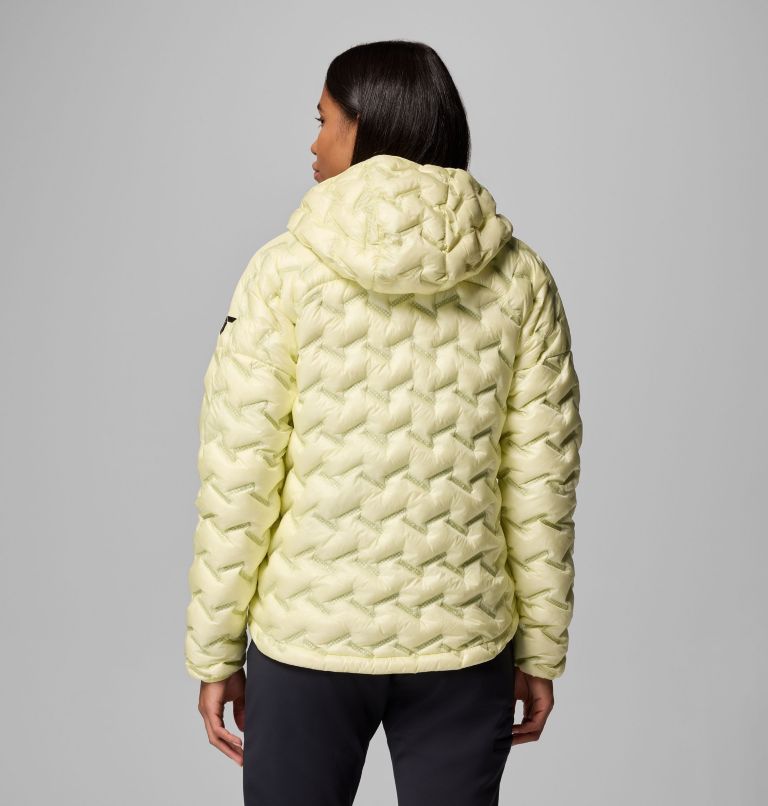 Women's Alpine Crux IV Down Hooded Jacket, Color: Citron Haze, image 3