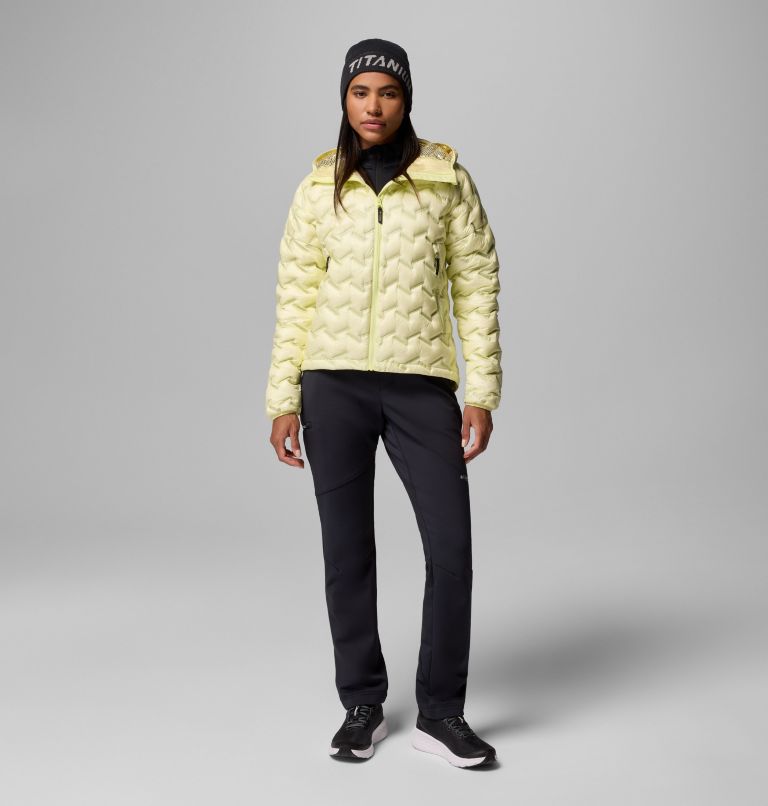 Women's Alpine Crux IV Down Hooded Jacket, Color: Citron Haze, image 2