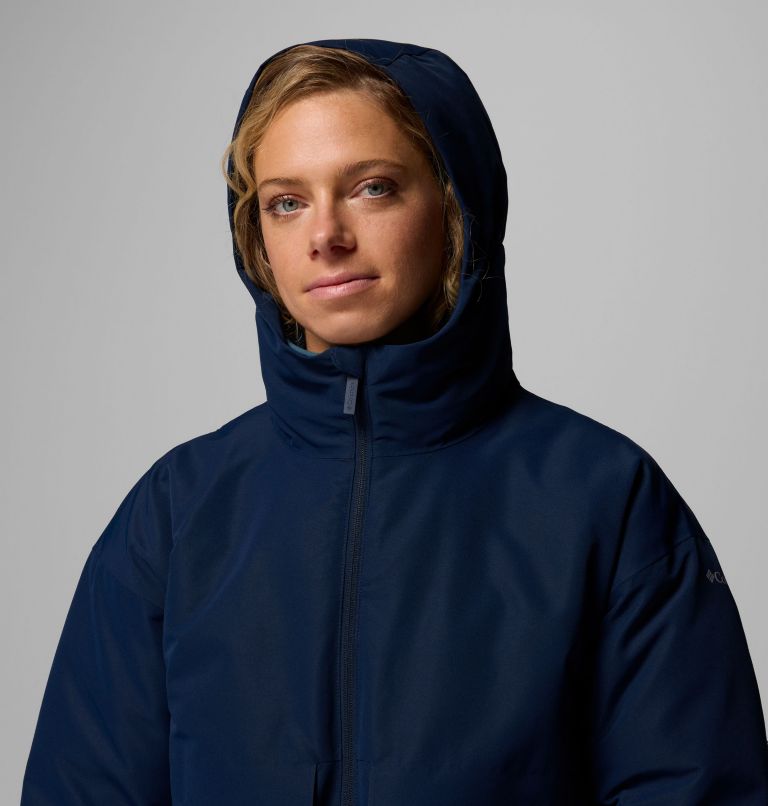 Women's Juniper Ridge III Down Parka, Color: Collegiate Navy, image 7