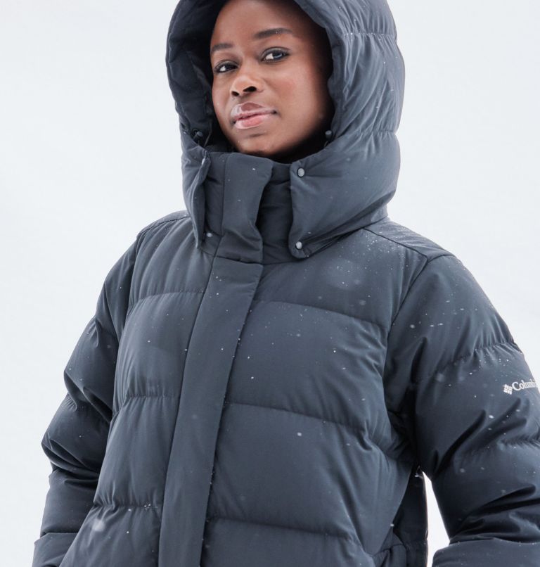 Amaze Puff Long Hooded Jacket | 010 | L, Color: Black, image 17